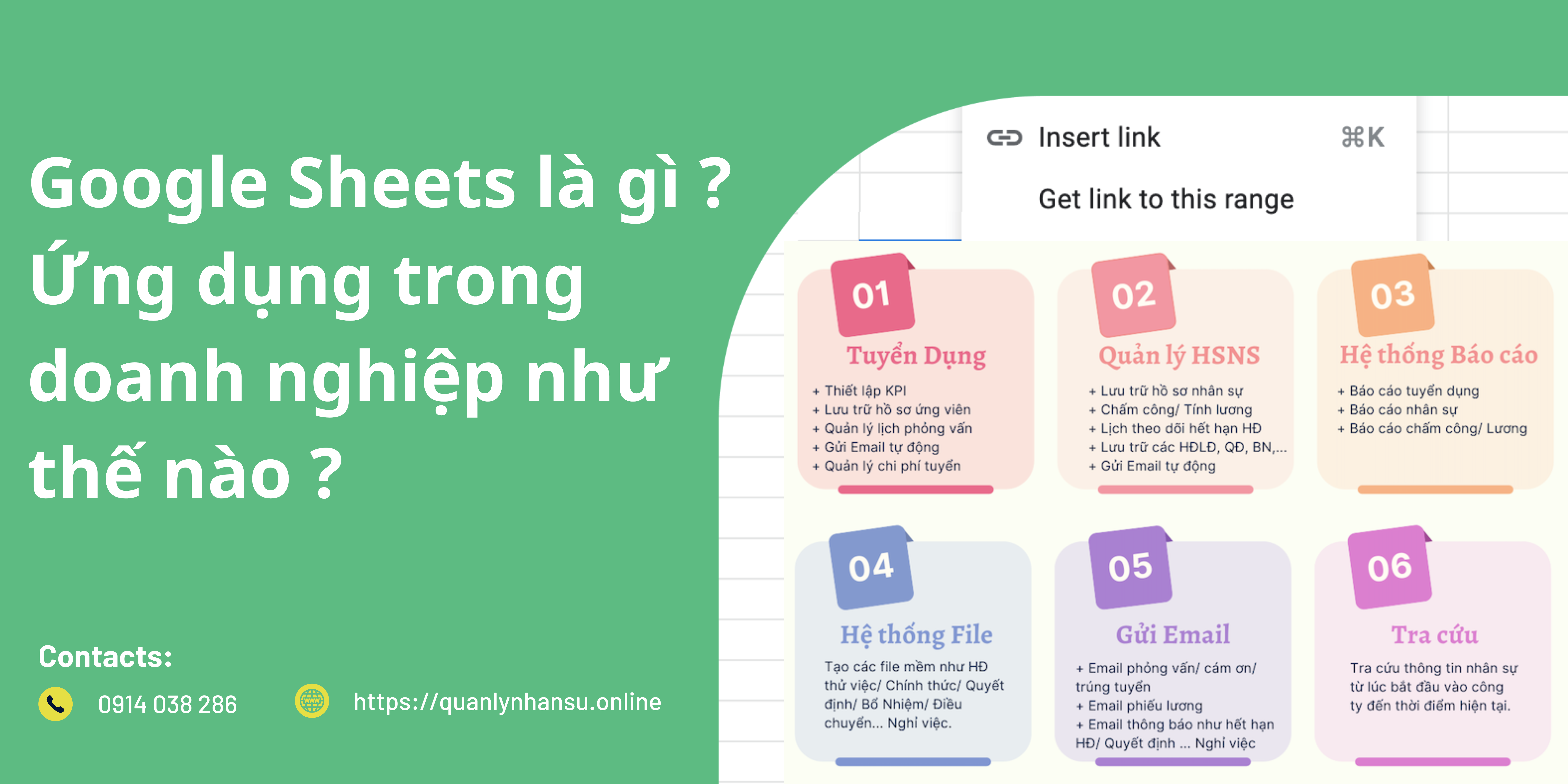 Google Sheets là gì ? Ứng dụng trong doanh nghiệp như thế nào ?