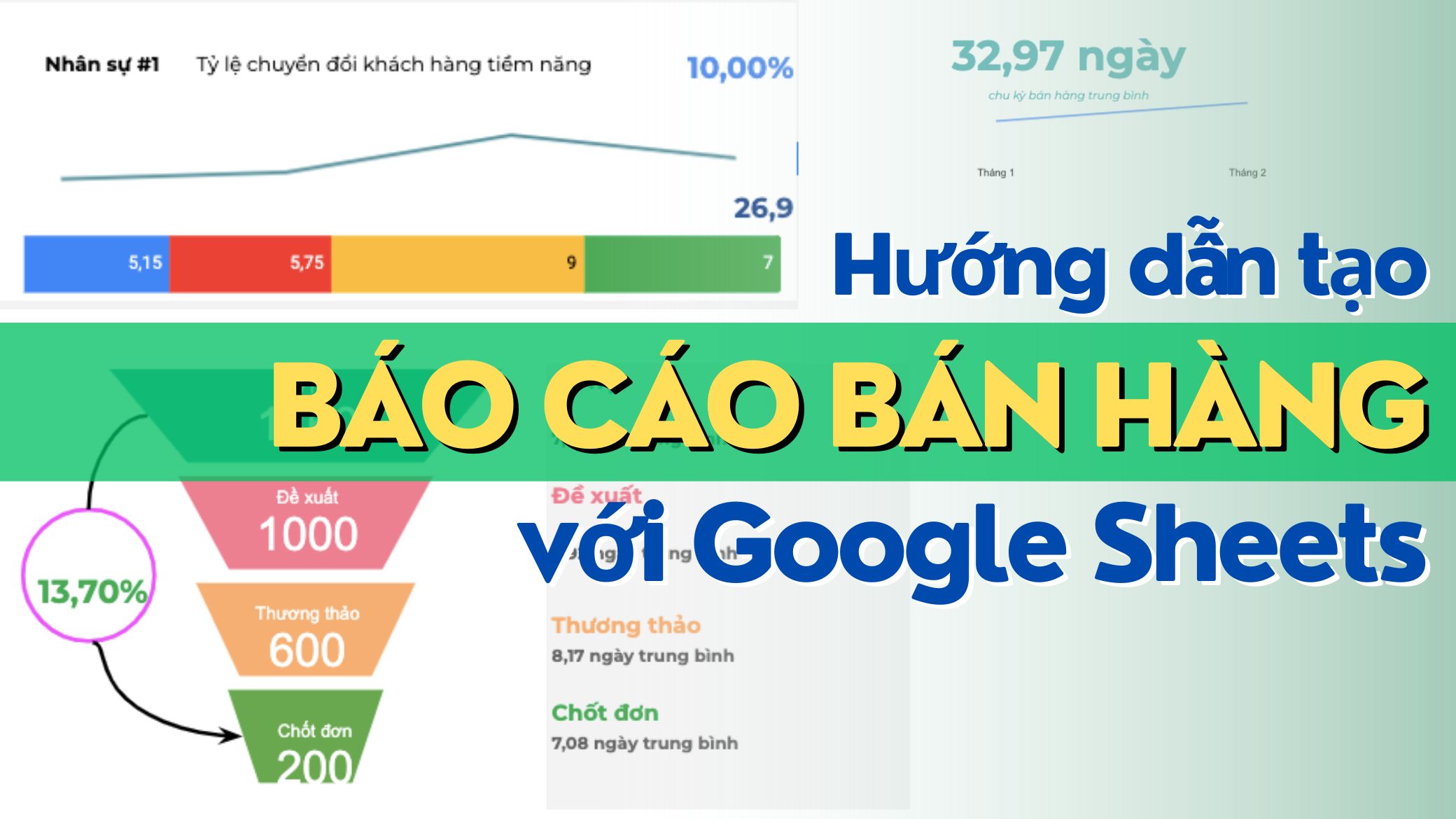 Hướng dẫn tạo báo cáo bán hàng bằng Google Sheets