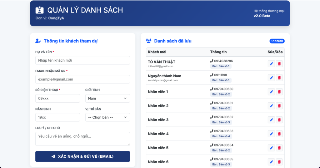 Giải Pháp Quản Lý Check-in Sự Kiện Tự Động Qua QR Code & Google Sheets chuyên nghiệp