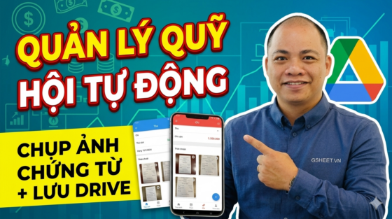 Web App Quản Lý Quỹ Câu Lạc Bộ, Hội Nhóm Thu Chi Bằng Google Sheets & Web App Di Động