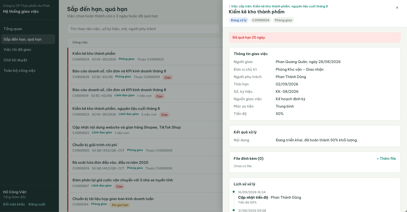 Hệ Thống Quản Lý Công Việc 3 Cấp Bằng Google Sheets & Apps Script (Web App): Giao Việc, Phân Công, Cảnh Báo Quá Hạn Hệ Thống Quản Lý Công Việc 3 Cấp Bằng Google Sheets & Apps Script (Web App): Giao Việc, Phân Công, Cảnh Báo Quá Hạn